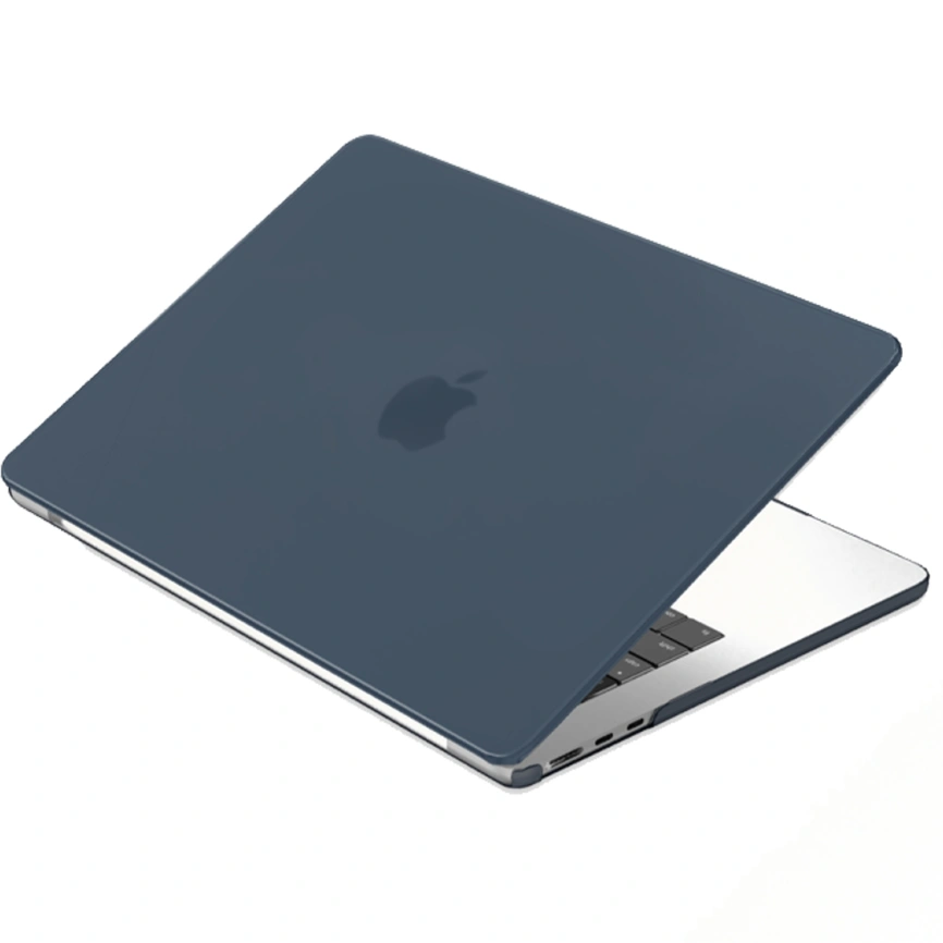 Чехол-накладка Gurdini Transparent для Macbook Air 13 Ultra Slim Case Sand Blue фото 1
