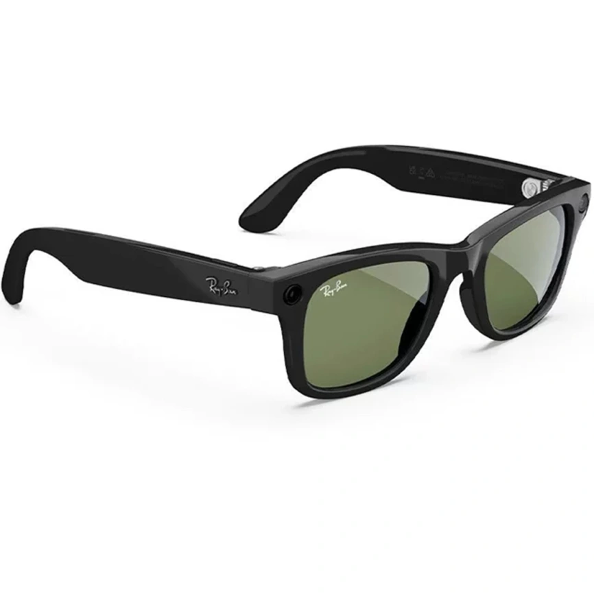 Умные очки Ray-Ban Headliner (Gen 2) Shiny Black/G-15 (RW4013) M Green фото 3
