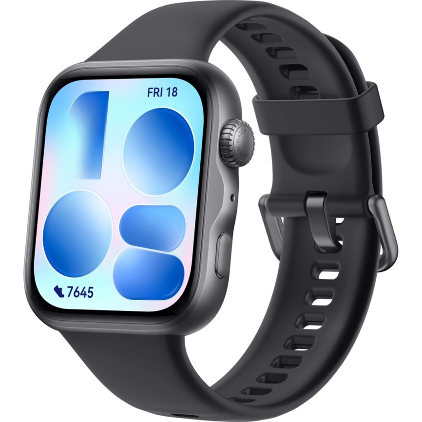 Смарт-часы Huawei Watch Fit 5 Black Fluoroelastomer Strap/Black (55020HUF) фото 1