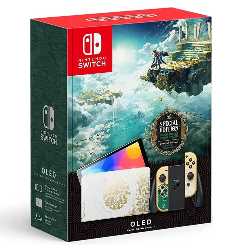 Игровая приставка Nintendo Switch OLED 64GB The Legend of Zelda: Tears of the Kingdom Edition фото 6