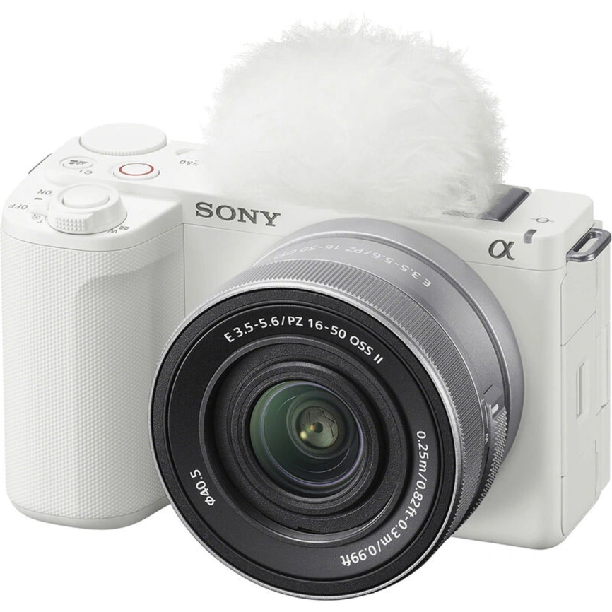 Фотоаппарат со сменной оптикой Sony Alpha ZV-E10 II Kit 16-50mm White фото 2