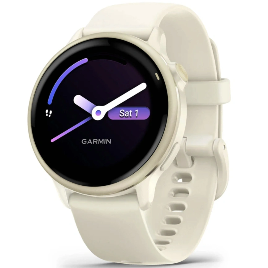 Смарт-часы Garmin Vivoactive 6 42mm (010-02985-01) Lunar Gold фото 1