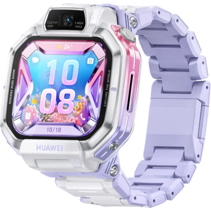 Смарт-часы Huawei Watch Kids X1 Pro Purple Plastic Strap/Purple (55020JAR) фото 2
