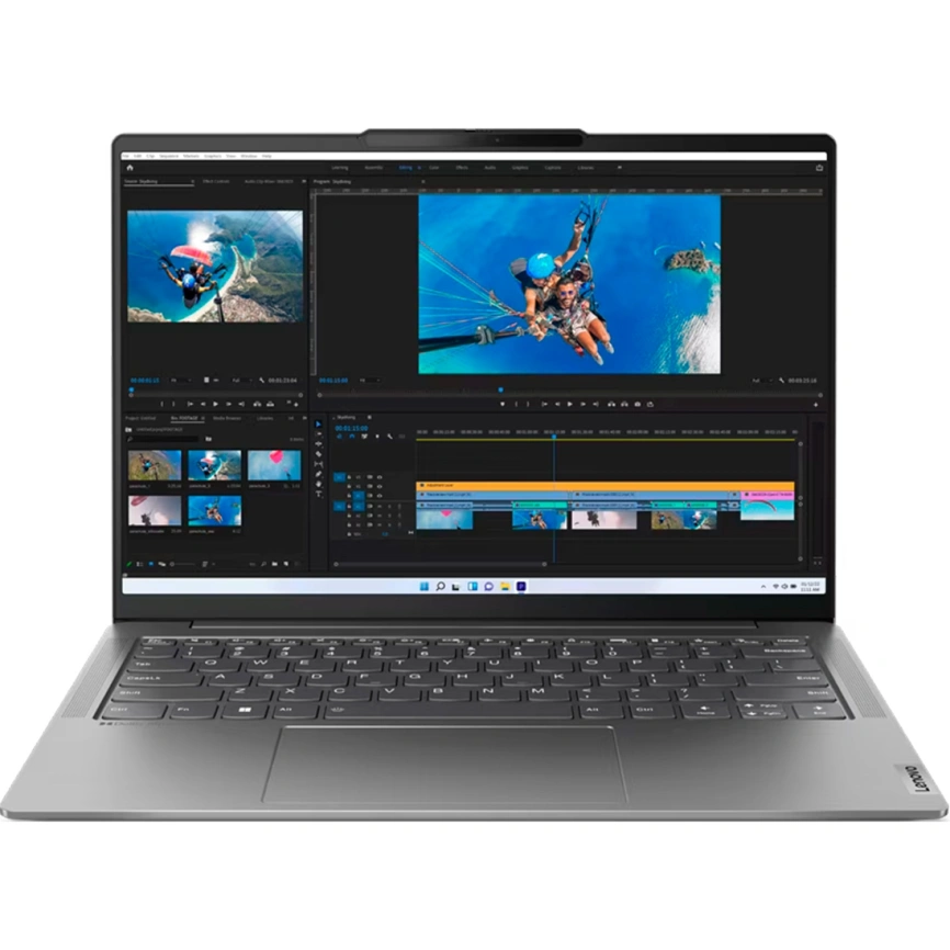 Ноутбук Lenovo Yoga Slim 6 14APU8 14 2.2K IPS/ R5-7540U/16Gb/512Gb SSD (82X30005RK) Storm Grey фото 4