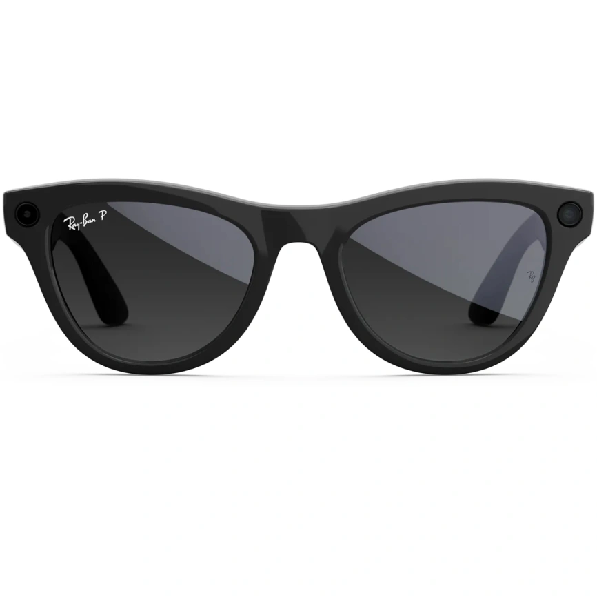 Умные очки Ray-Ban Skyler (Gen 2) Shiny Black/Polar (RW4014) M Gradient Graphite фото 4