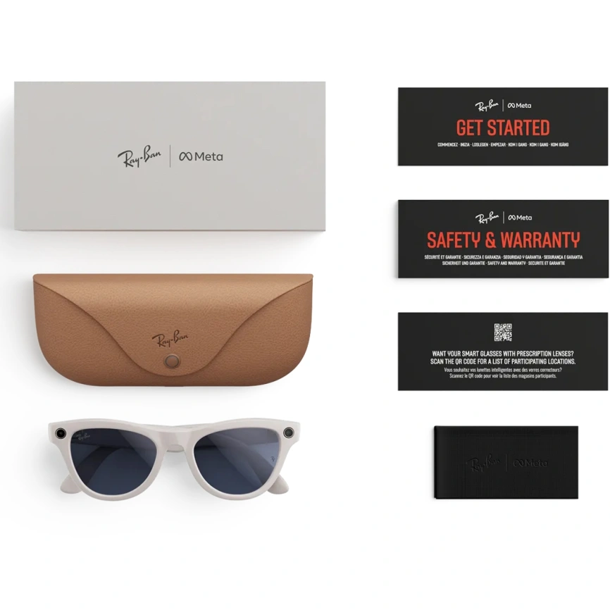 Умные очки Ray-Ban Skyler (Gen 2) Shiny Chalky Gray/Transitions (RW4014) M Sapphire фото 5