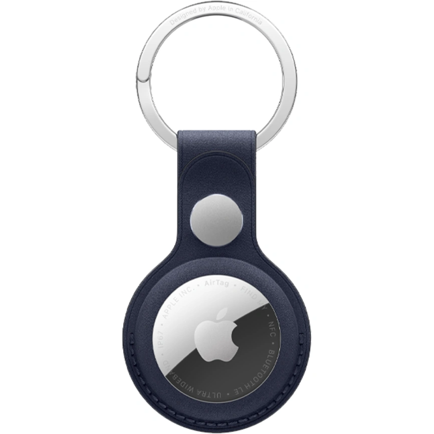 Брелок для Apple AirTag FineWoven Key Ring Navy фото 1