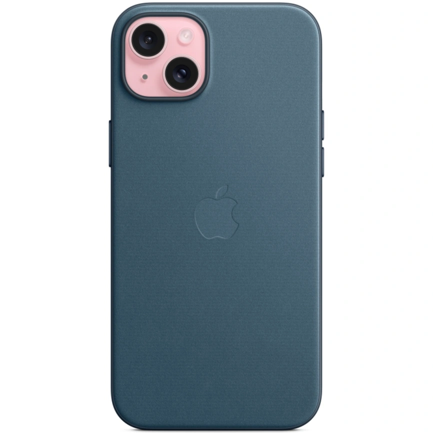 Чехол Apple FineWoven with MagSafe для iPhone 15 Plus Pacific Blue фото 2
