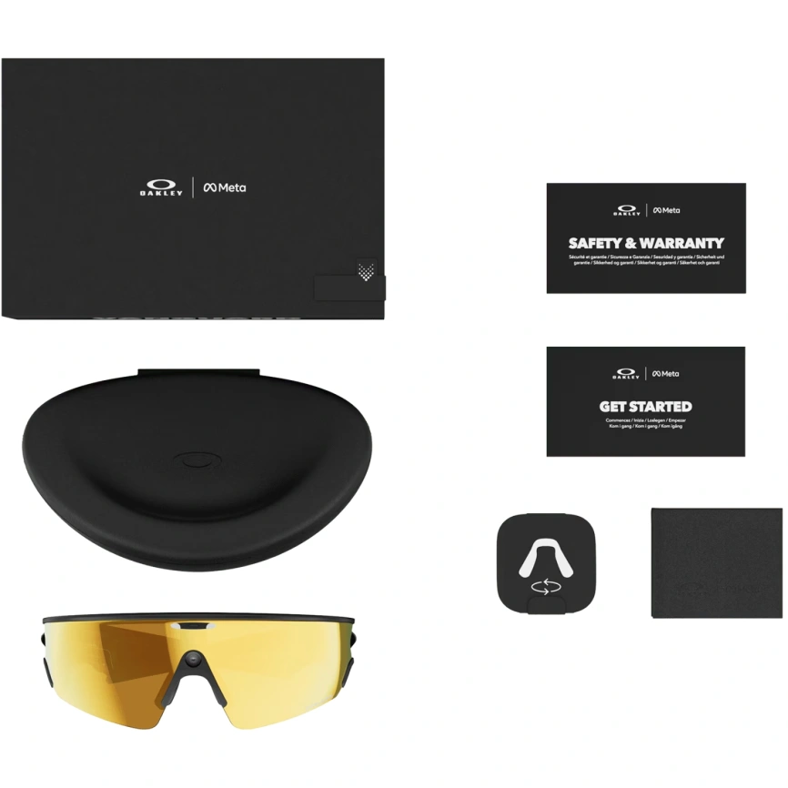 Умные очки Oakley Meta Vanguard Prizm 24k Lenses M Black Frame фото 7