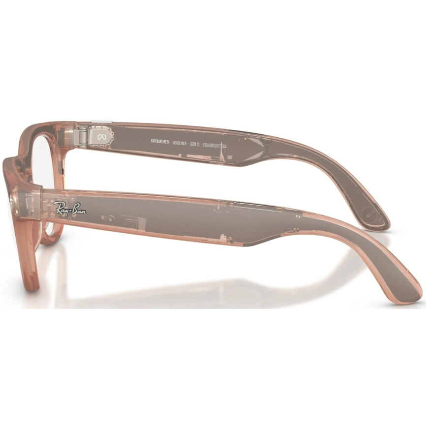 Умные очки Ray-Ban Headliner (Gen 2) Matte Peach/Transitions (RW4013) M Grey фото 4