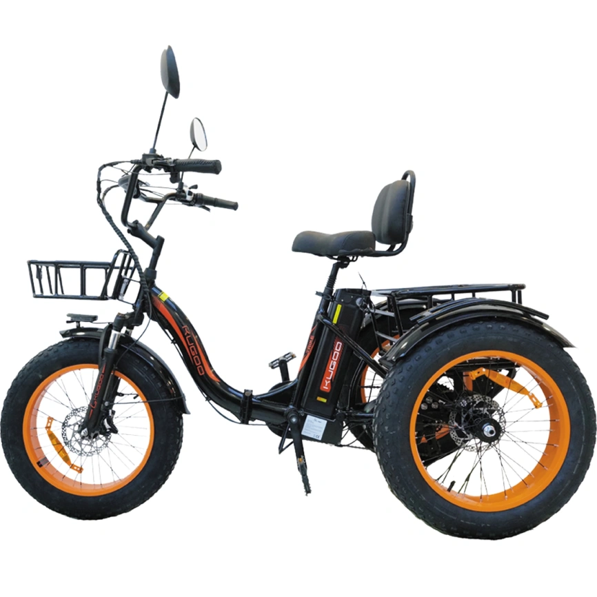 Электровелосипед Kugoo Kirin Trike Black фото 3