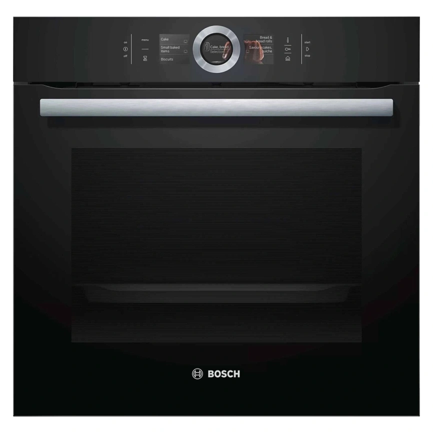Электрический духовой шкаф Bosch Serie 8 HSG636BB1 Black фото 1