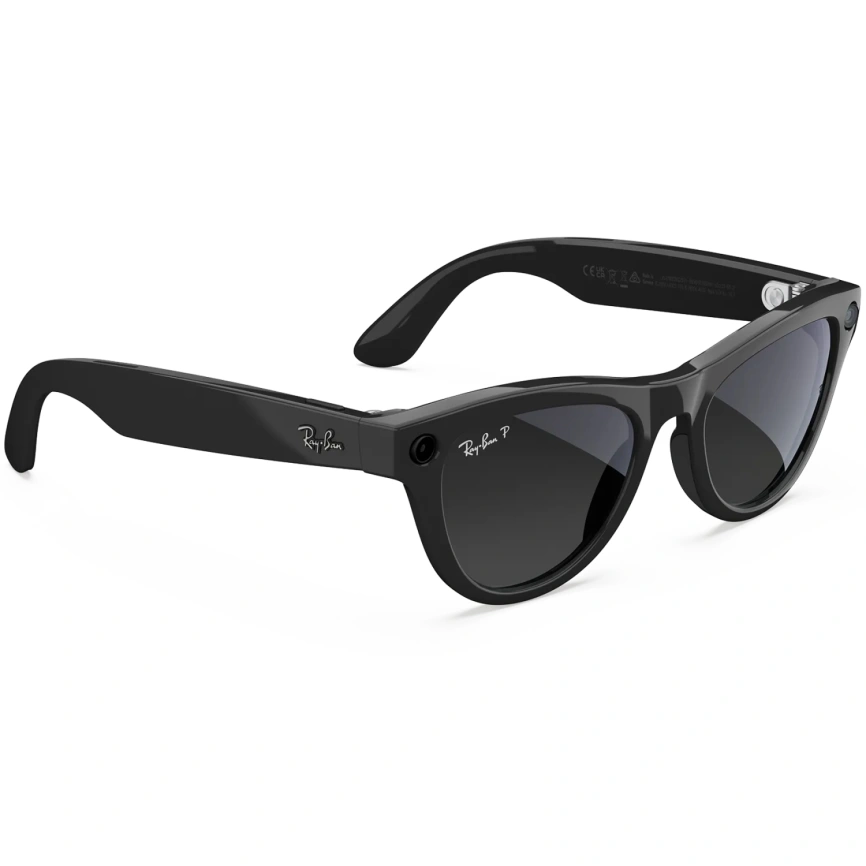 Умные очки Ray-Ban Skyler (Gen 2) Shiny Black/Polar (RW4014) M Gradient Graphite фото 3