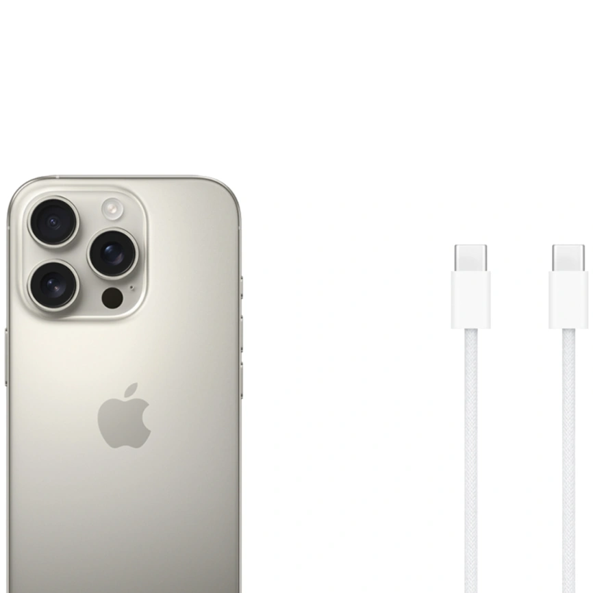 Смартфон Apple iPhone 16 Pro 128Gb Dual Sim Natural Titanium фото 5