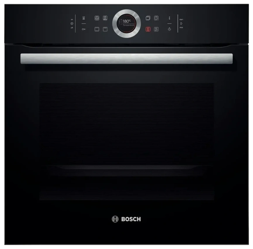 Электрический духовой шкаф Bosch Serie 8 HBG634BB1 Black фото 1