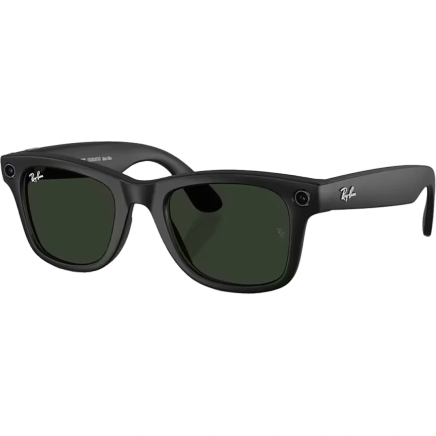 Умные очки Ray-Ban Wayfarer Matte Black/Transitions (RW4008) L Graphite Green фото 1