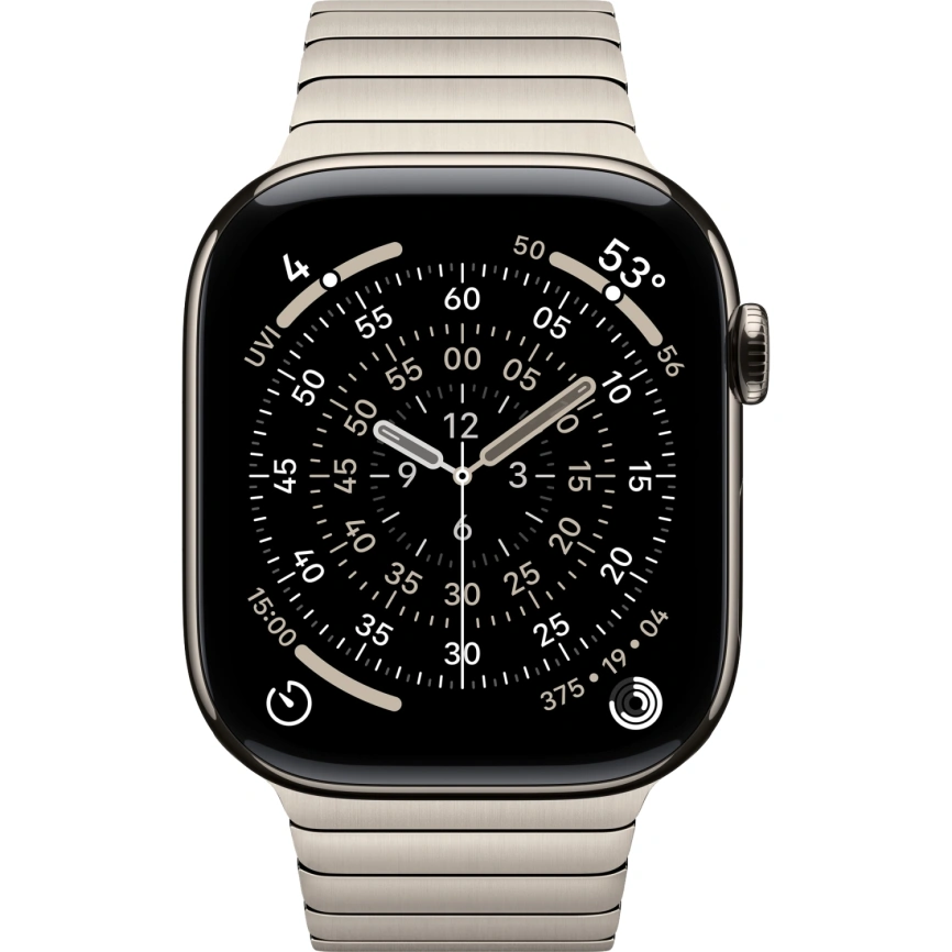 Смарт-часы Apple Watch Series 11 46mm Natural Titanium Case with Natural Link Bracelet фото 3