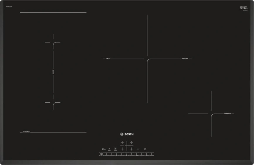 Индукционная варочная панель Bosch Serie 6 PVS851FB5E Black фото 1