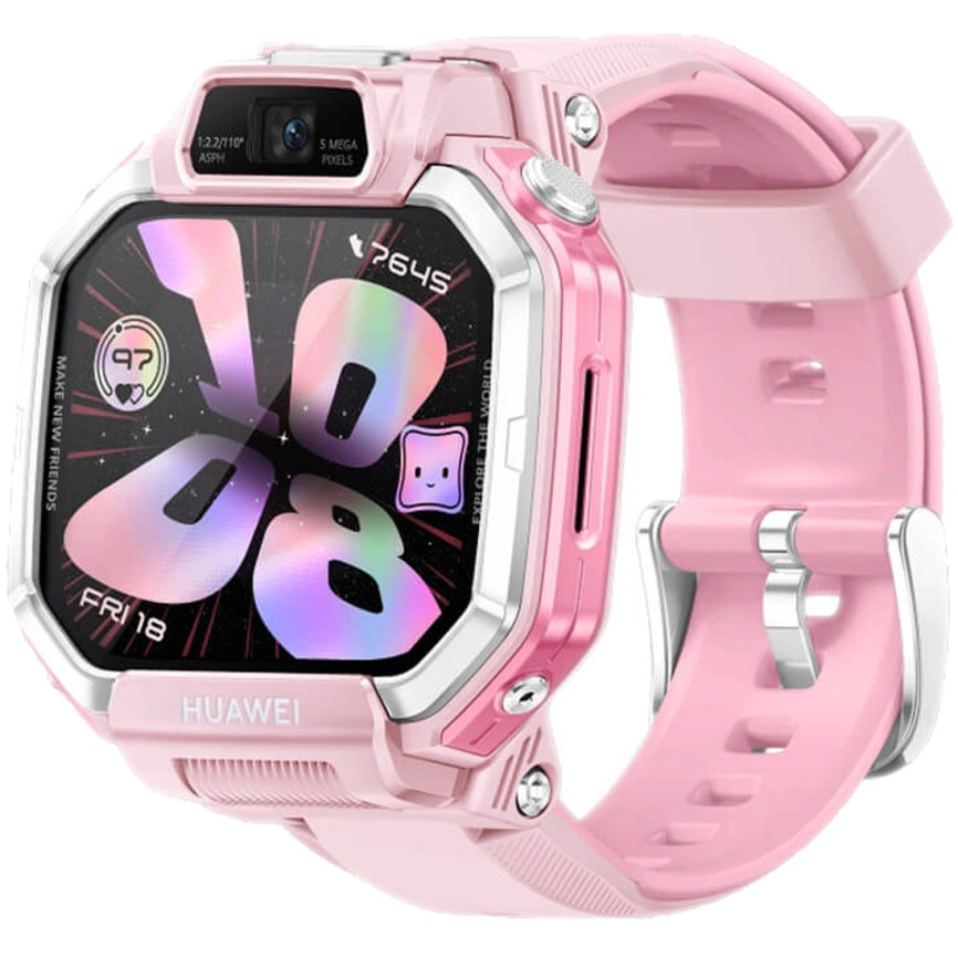 Смарт-часы Huawei Watch Kids X1 Pink Silicone Rubber Strap/Pink (55020JAM) фото 4