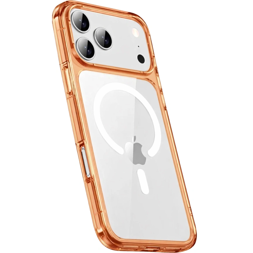 Чехол Gurdini Alba Series Protective with MagSafe для iPhone 17 Pro Orange фото 1