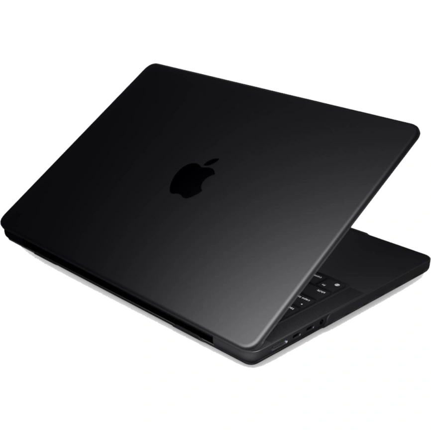Чехол-накладка Gurdini Transparent Ultra Slim Case для Macbook 14 Sand Black фото 1