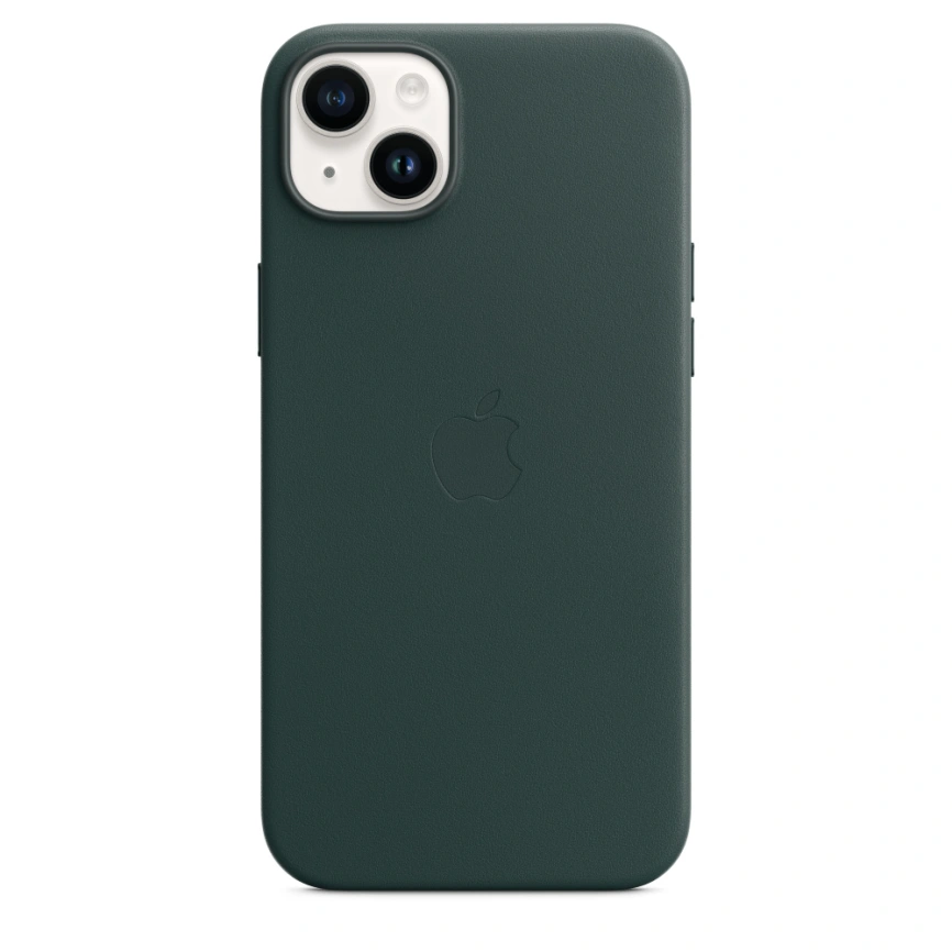 Кожаный чехол Apple MagSafe для iPhone 14 Forest Green фото 3