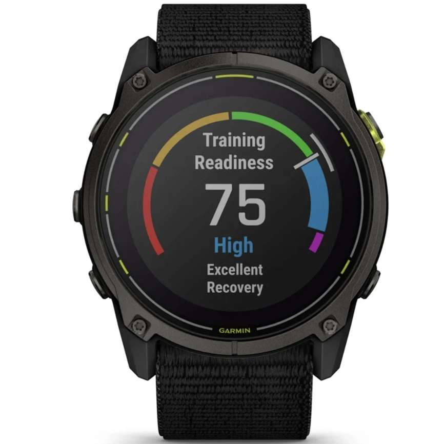 Смарт-часы Garmin Enduro 3 51mm (010-02751-01) Solar Sapphire Carbon Gray DLC Titanium/Black UltraFit Nylon Strap фото 9