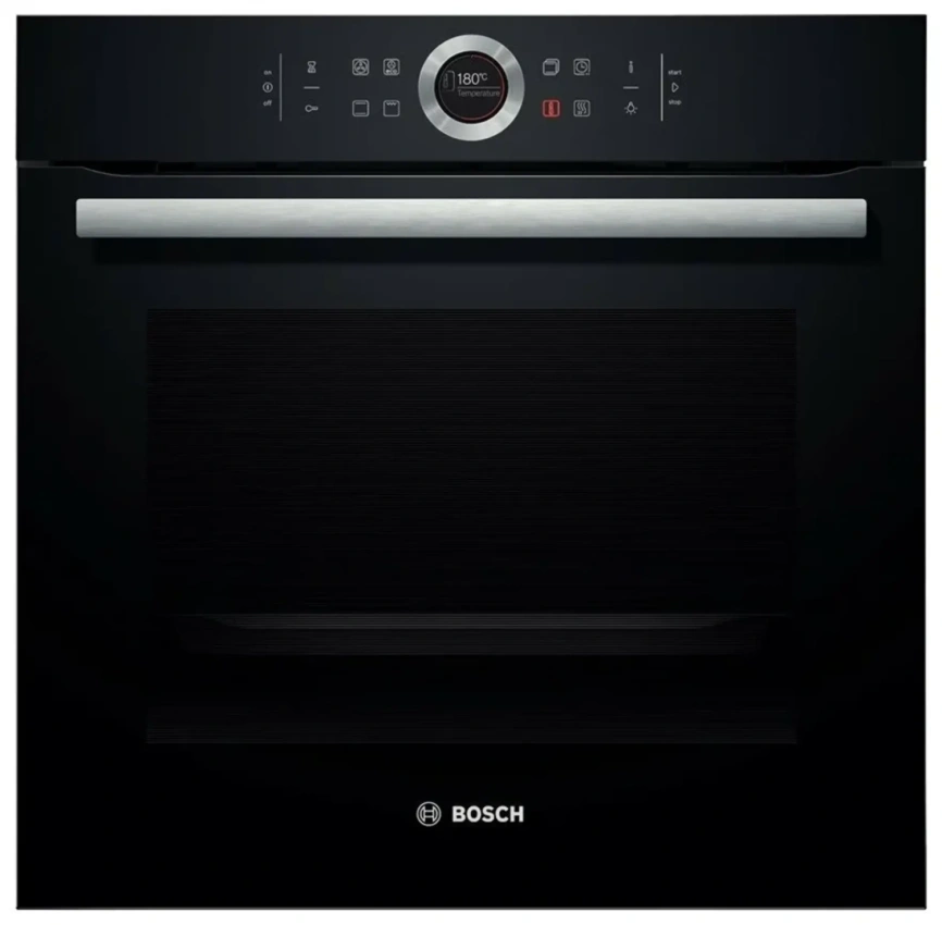 Электрический духовой шкаф Bosch Serie 8 HBG633NB1 Black фото 1