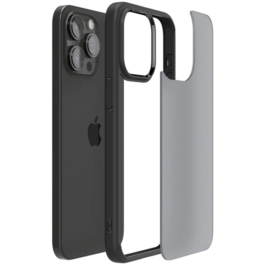 Чехол Spigen Ultra Hyibrid для iPhone 15 Pro (ACS06709) Frost Black фото 4