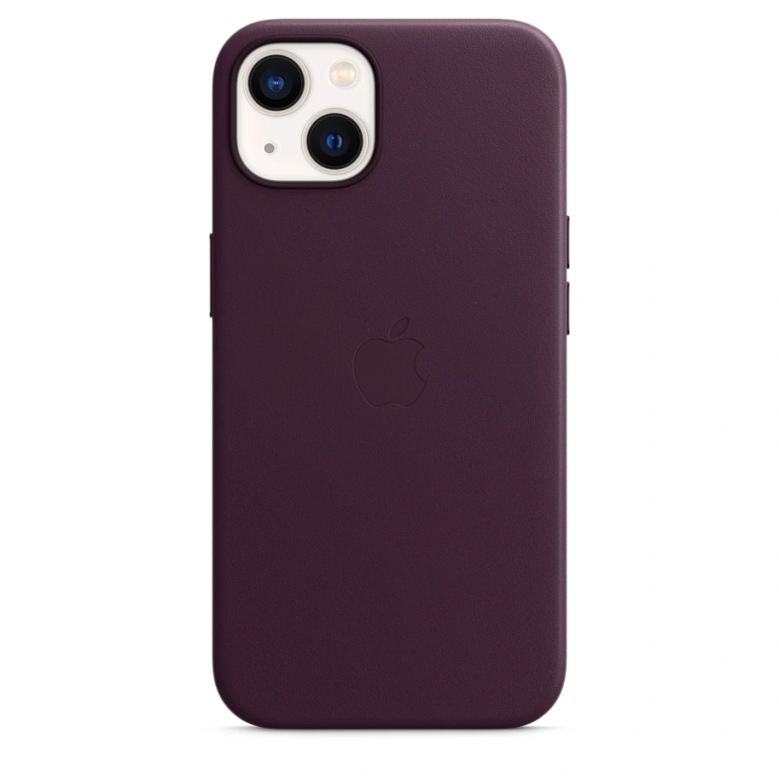 Кожаный чехол Apple MagSafe для iPhone 13 Dark Cherry фото 8