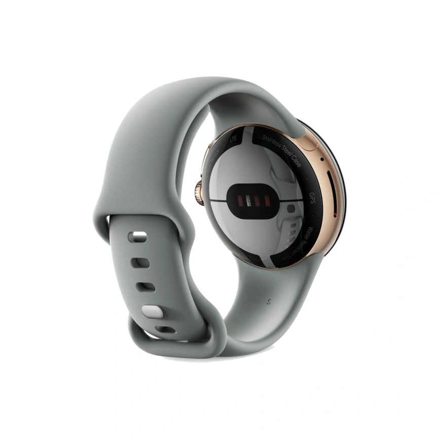 Смарт-часы Google Pixel Watch Champagne Gold case/Hazel Active band фото 2