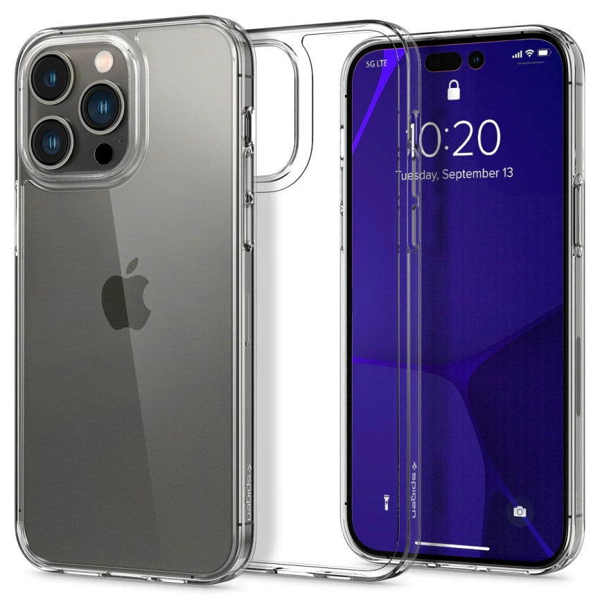Чехол Spigen Air skin Hybrid для iPhone 14 Pro Max (ACS04808) Crystal Clear фото 1
