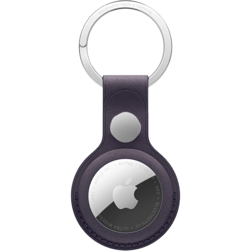 Брелок для Apple AirTag FineWoven Key Ring Midnight Purple фото 1