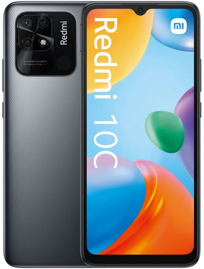 Смартфон XiaoMi Redmi 10C 4/128Gb Gray Global Version фото 1