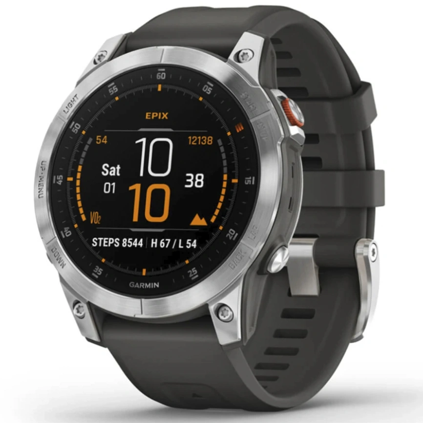 Умные часы Garmin Epix™ Gen 2 (010-02582-00) Slate Steel фото 1