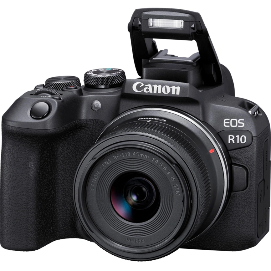 Фотоаппарат Canon EOS R10 Kit 18-45mm IS STM Black фото 3