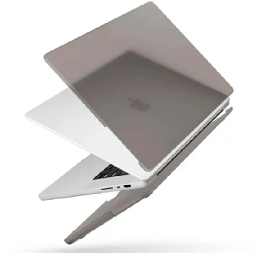 Чехол Uniq CLARO для MacBook Pro 16 (2021-2024) Matte Gray фото 1