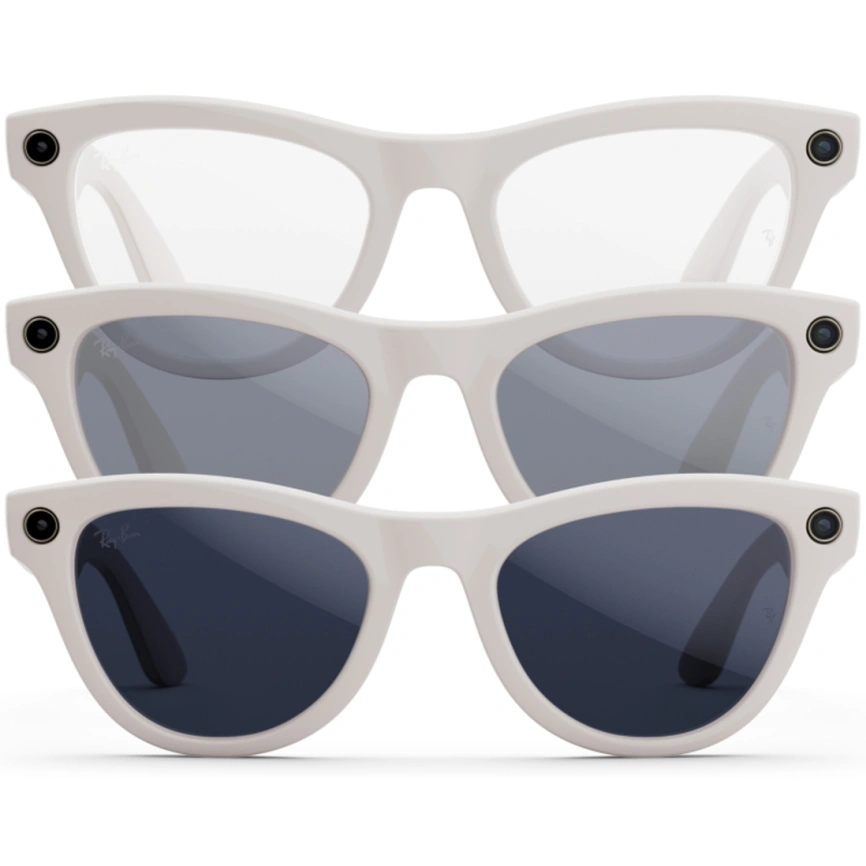 Умные очки Ray-Ban Skyler (Gen 2) Shiny Chalky Gray/Transitions (RW4014) M Sapphire фото 2