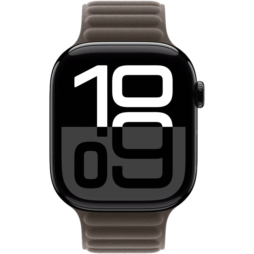 Смарт-часы Apple Watch Series 10 42mm Jet Black Aluminum Case with Dark Taupe Magnetic Link S/M фото 3