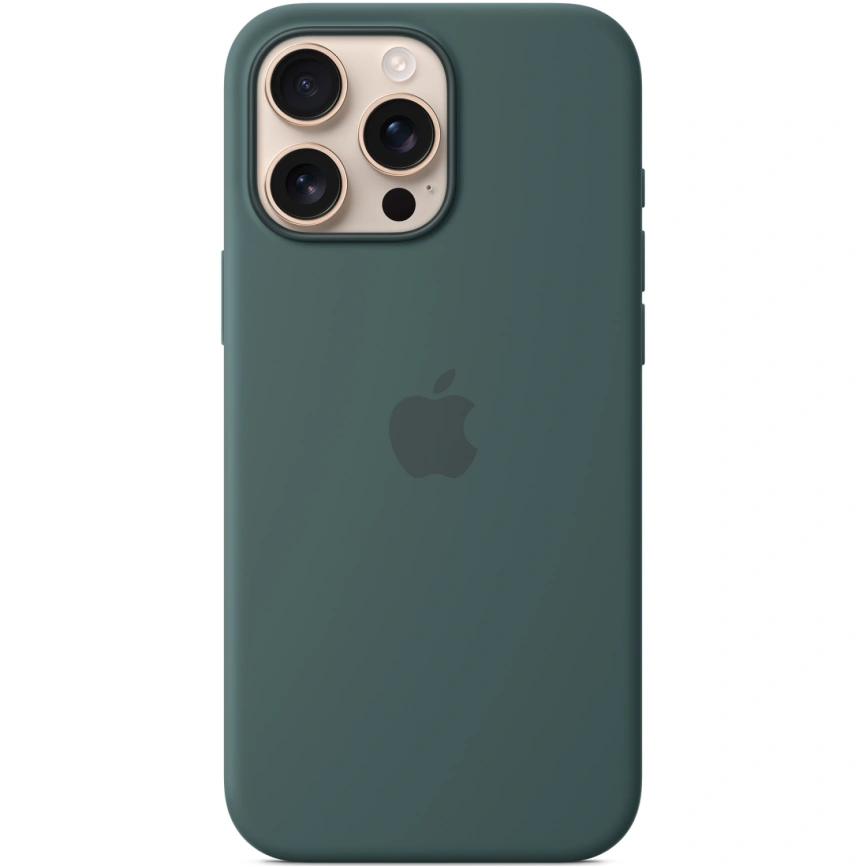 Чехол Apple Silicone Case with MagSafe для iPhone 16 Pro Lake Green фото 1