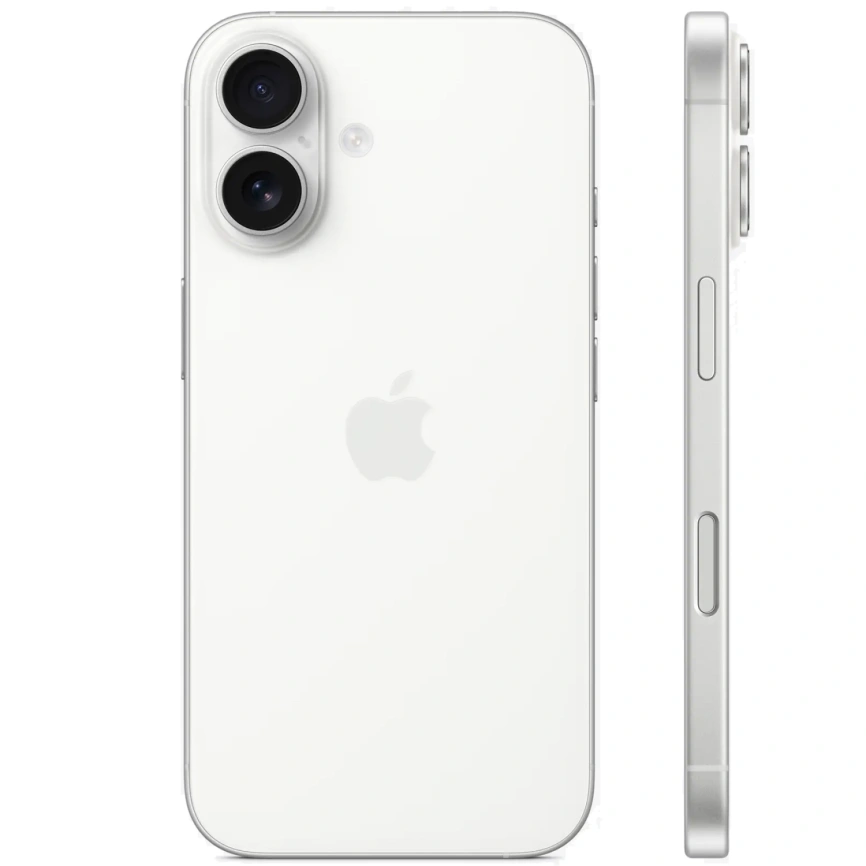 Смартфон Apple iPhone 16 128Gb nano Sim + eSim White фото 4
