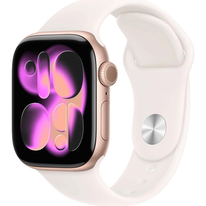 Смарт-часы Apple Watch Series 11 46mm Rose Gold Aluminium Case with Light Blush Sport Band M/L фото 1