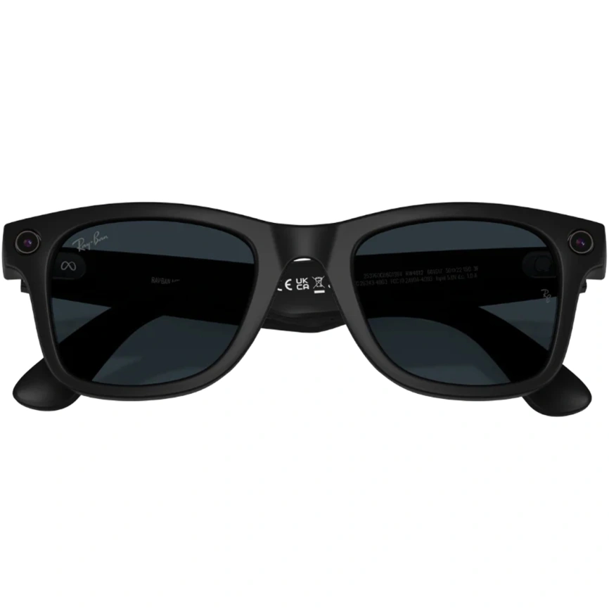 Умные очки Ray-Ban Wayfarer (Gen 2) Matte Black/Transitions (RW4012) L Grey фото 6