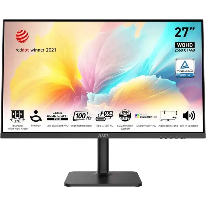 Монитор MSI 27" Modern MD272QXP IPS Black фото 1