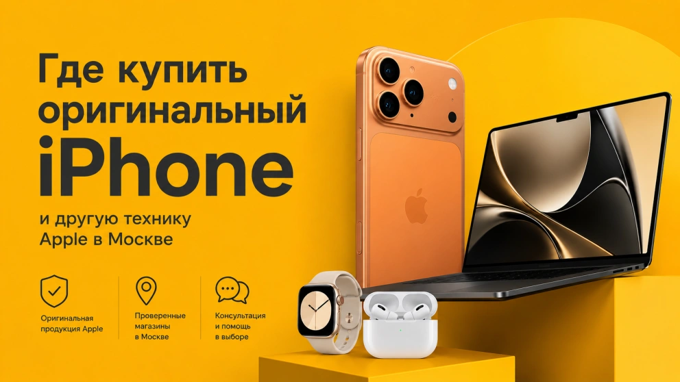 Где купить оригинальный iPhone и другую технику Apple в Москве